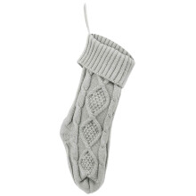 Gestrickte Weihnachtsstrümpfe, rustikales Landhaus-Design, 6er-Pack