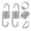 Heavy Duty Hammock Chair Swing Hangers 2 pcs 7