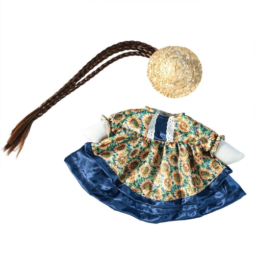 White Goose Yard Decoration Set with Festive Outfits 2