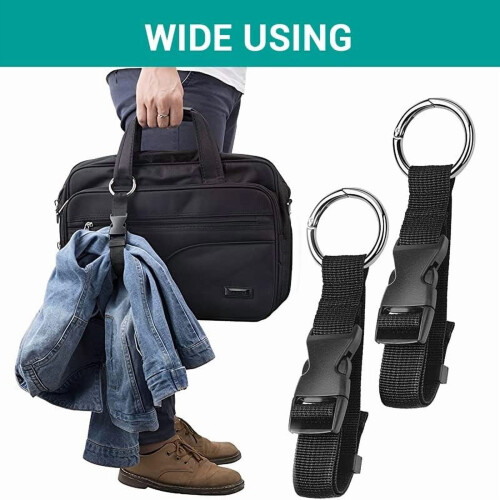 Nylon Jacket Gripper Strap 2 Pack – Adjustable 4.7–13 in 2