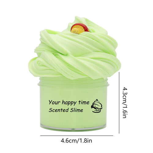 Lodret Sky Smør Slime 2oz DIY Strækbart Legetøj 2
