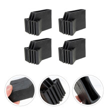 Replacement Rubber Feet for Ladder 4Pcs Non-skid Leg Mats for Construction Site and Home Use 8.5x6x6in