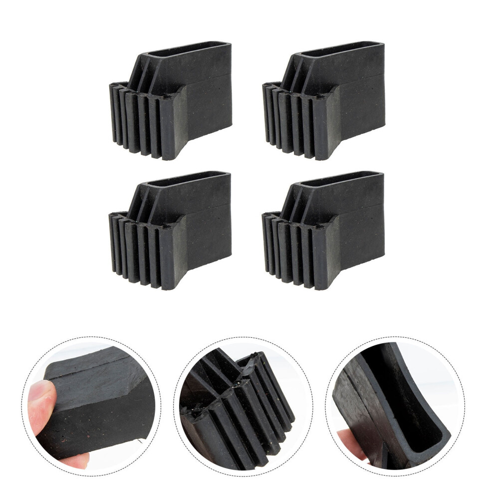 Replacement Rubber Feet For Ladder 4Pcs Non-Skid Leg Mats For Construction Site And Home Use 8.5X6x6in 9175034186806