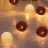 Lichtslinger met rotanballen, USB-aansluiting, 1,8 meter, 10 warmwitte LED's 4