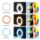 HD-130 Macro LED Ring Flash Light LCD Display 3000-15000K GN46 Power Control with 3 Flash Diffusers 8 Adapter Rings for Cameras 4