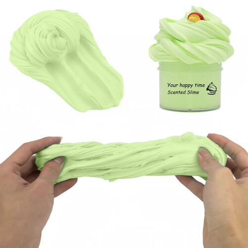 Lodret Sky Smør Slime 2oz DIY Strækbart Legetøj 1