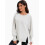 Moletom feminino oversized de gola redonda e manga comprida. 5