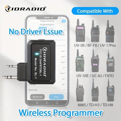 Walkie Talkie-programmerer til AMA-radio BAOFENG og andet 1