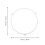 OUNONA Microwave Turntable Replacement Plate 5-Pack with Smooth Rotation Function for Even Cooking 5