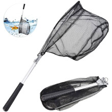 Folding Telescopic Fishing Rod, Anti-Rolling Carp Rod with Rubber Foam Grip, Triangular Design – Compatible with Sea/River/Lake