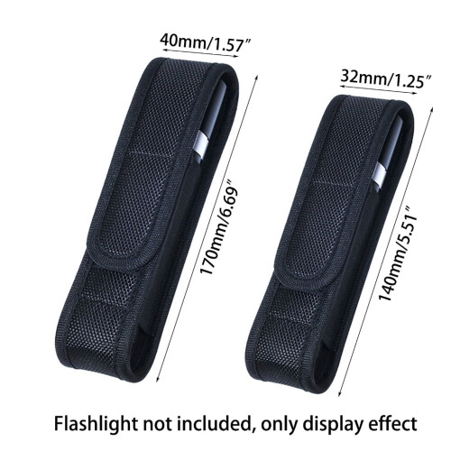 Tactically Flashlight Pouch Portable Outdoor Flashlight Holsters Torch Pouch 2
