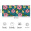 Covor de baie din microfibră florală, 24x60in, antiderapant 3