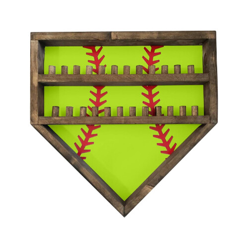 Vitrine murale pour bague de championnat avec 24 supports. 1