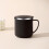 Isolierter Edelstahl-Reisebecher, schwarz, 350 ml 5