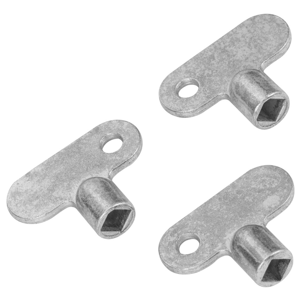 Ounona 3-Piece Radiator Wrench Set Zinc Alloy Bleed Wrenches For Heating System Maintenance 9159805701535