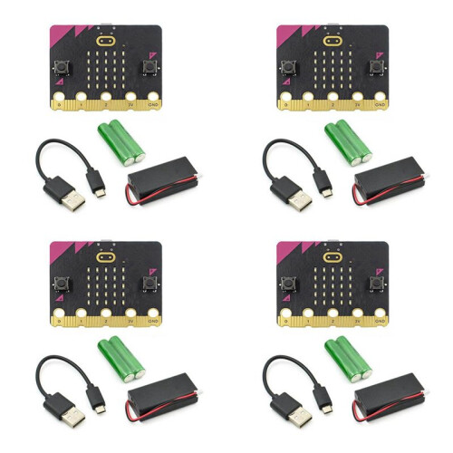 4X Microbit V1.5 GO  Kit Ny Version Programmerbar Learning Development Board för GöR-Det-SjäLv