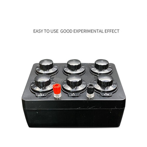 2X 0-99999.9 Ohm Simple Resistance Box Precision Variable Decade Resistor Teaching Instrument Teaching Resistance Box