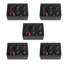 5X 0-99999,9 Ohm Enkel Motståndslåda Precisionsvariabel Decenniummotstånd Lärinstrument Lärmotståndslåda
