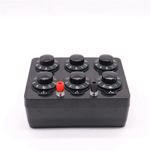 5X 0-99999.9 Ohm Simple Resistance Box Precision Variable Decade Resistor Teaching Instrument Teaching Resistance Box
