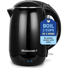 Bouilloire électrique en acier inoxydable de 1,8 L avec arrêt automatique