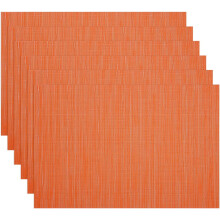 Set van 6 placemats voor Thanksgiving – Herfstpompoen & Esdoorn