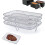 Air Fryer Dehydration Rack Stackable Stainless Steel Multi-Layer Dehydrator for Chips Popcorn Fruits Beef Jerky 6