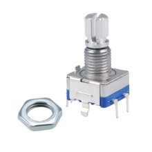 360 Graders Roterande Kodare Kodbrytare Digital Potentiometer EC11 5 Stift 15 mm Axel 30 St