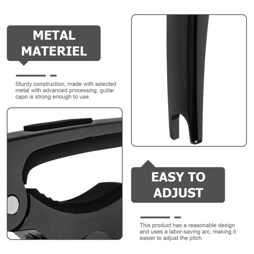 Guitars Guitar Part Multi-function Capo Customized Playing Experience Capo Guitar Pick Guitar Capo Tuner 1
