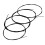 1 Bag of Tear-resistant Ukulele String Replacement Nylon Ukulele String Ukulele Accessory String 3