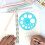 1PC 360 Circular Protractor Plastic Ruler Template with 16 Circles – Random Color, Compatible with École Home 5