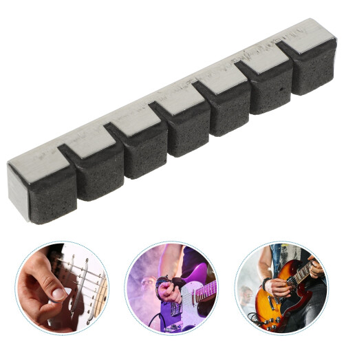 Guitar Muffler Multipurpose Guitar String Dampener Guitar Pick Holder Supply 2