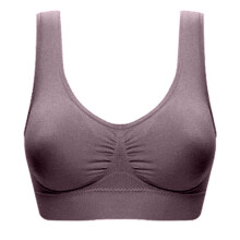 Beha's voor dames met gladmakende werking onder de oksels, zonder beugel - Draadloze beha, licht gevoerde comfortbeha's voor dames zonder beugel