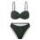 Ensemble bikini deux pièces dos nu uni pour femme 4