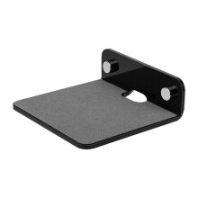 Wandgemonteerde Houder Multifunctionele Draagbare Luidspreker Wandplank voor Webcam Mobiele Telefoons Routerluidspreker Zwart