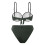 Ensemble bikini deux pièces dos nu uni pour femme 8