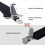 Men's Heavy Duty 3-Clip Adjustable Suspenders 2 Pack 5