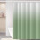 Lichtgroen douchegordijn met kleurverloop, 72x84 inch, polyester 1