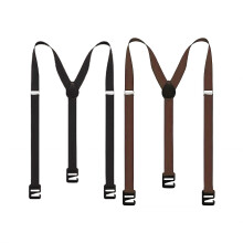Men's Heavy Duty 3-Clip Adjustable Suspenders 2 Pack
