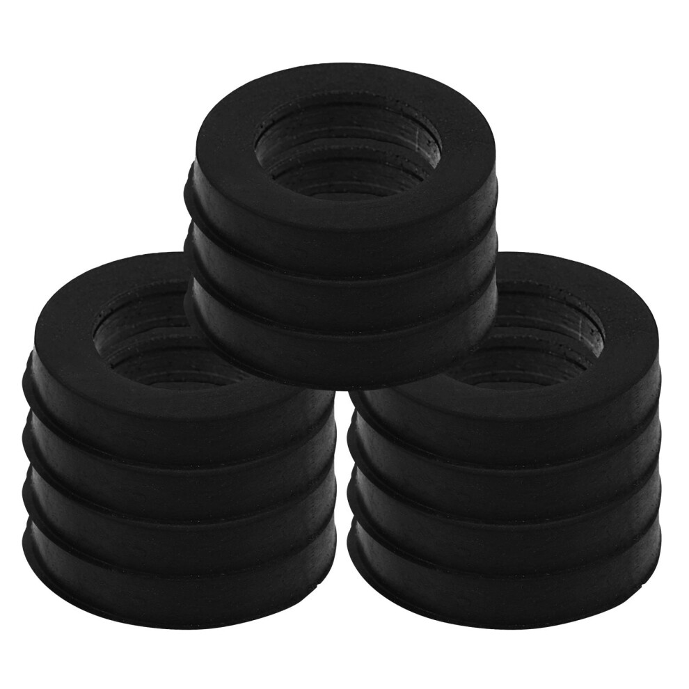 Hemoton 24Pcs Rubber Flat Washers And Gaskets Kit, Plumbing Shower Sealing Rubber Washer Set For Leak Prevention 9180479982890