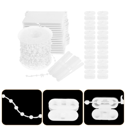 Blind Chain Connector Heavy Duty White Cotton Rope 1 Set 2