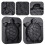 Turtle Shaped Concrete Mold for Path Making Sturdy ABS Material Reusable Black 6.5 x 4 Inches 7