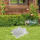 Turtle Shaped Concrete Mold for Path Making Sturdy ABS Material Reusable Black 6.5 x 4 Inches 6