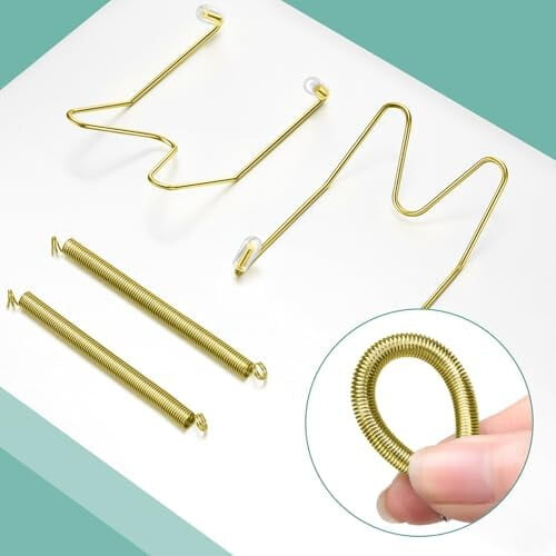 Appendi piatti in acciaio inox color oro, 12 pezzi 2