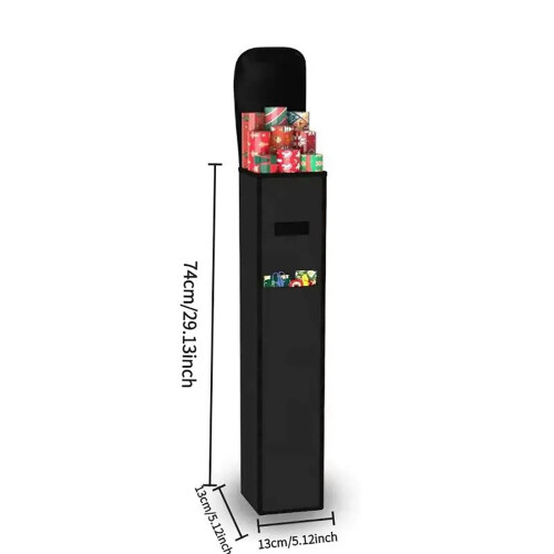YOCBZ Οργάνωση Χαρτιού Περιτυλίγματος – Holds9Rolls, Αδιάβροχη Τσάντα Αποθήκευσης Δώρου 2