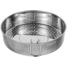 Panier vapeur en métal, acier inoxydable argenté, 1 pièce