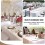 Ivory Rectangle Tablecloths 70x108 in, 6-Pack Polyester 5