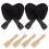 Conjunto de 4 panelas de metal para raclette com espátula de nylon. 1