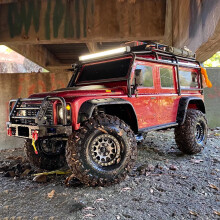 Alumínium ötvözet keréktárcsa beadlock keréktárcsa agy 4 db 1,9 hüvelykes csere 1/10TRX4Axial SCX10 90046SCX10III AXI03007AXI03003RC autóhoz