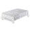 Polyester tafelkleed met franjes, 55x55 inch 2