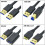 Καλώδιο δεδομένων υψηλής ταχύτητας USB3.0, επιχρυσωμένο καλώδιο προσαρμογέα 3